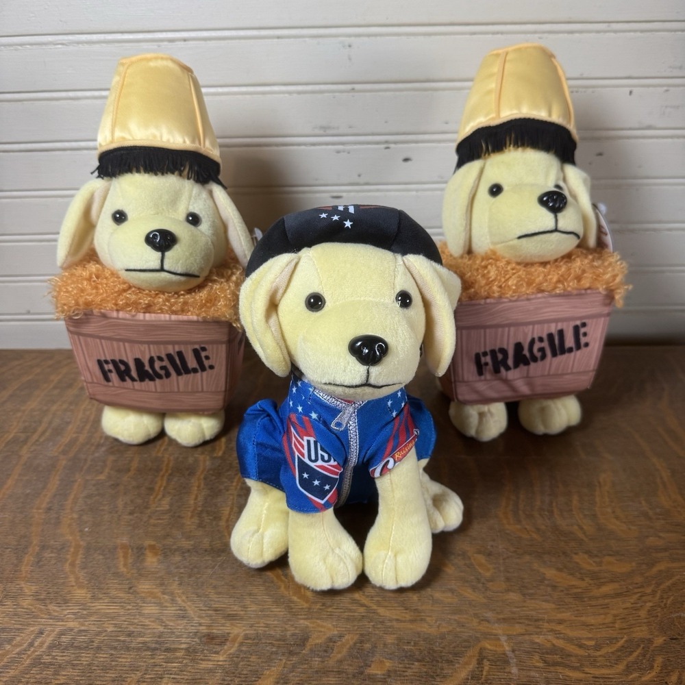 Raising Cane's Fra-Gee-Lay Cane Plush Lot of 3 A Christmas Story Collectibles